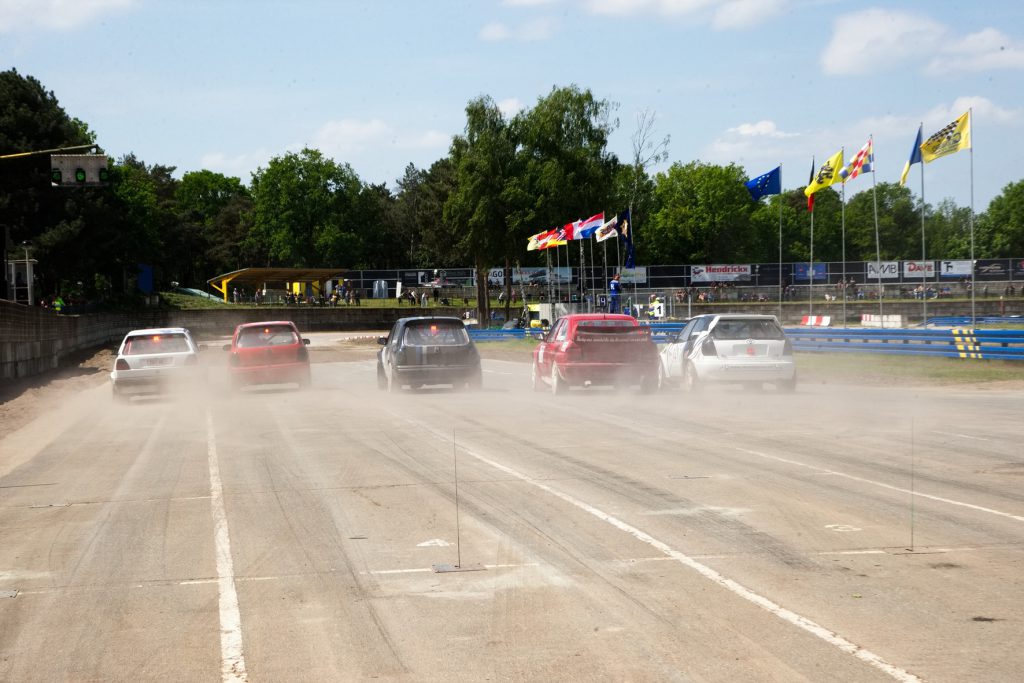 Aangepaste kalender wedstrijden Rallycross 2024 Glosso Circuit.