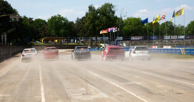 Aangepaste kalender wedstrijden Rallycross 2024 Glosso Circuit.